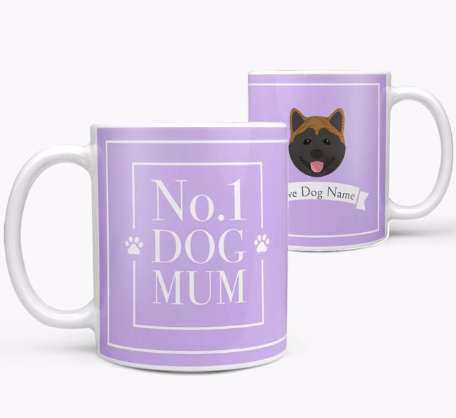 Personalised 'No.1 Mum' Mug from your {breedFullName}